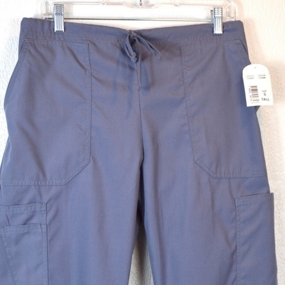 NWT ScrubStar 77942T Condor Grey Scrub Pants Small - Picture 2 of 8
